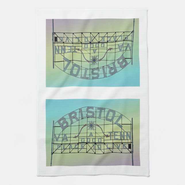 Linge De Cuisine Symbole vintage Bristol Slogan (Vertical)