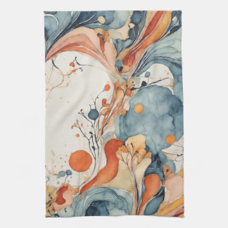Linge De Cuisine Symphonie de géométrie organique Lover V3