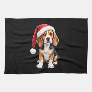 Linge De Cuisine T-shirt Beagle à manches longues pour chien de Noë