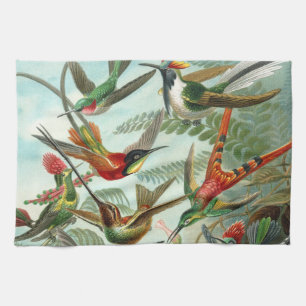 Linge De Cuisine tableau classique de la faune des oiseaux colibris