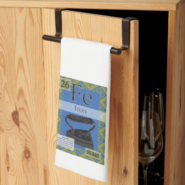 Linge De Cuisine Tableau périodique des éléments (fer, fer) (Pliage en tiers)