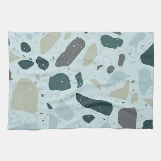 Linge De Cuisine Tablier de cuisine Aqua Blue Blob