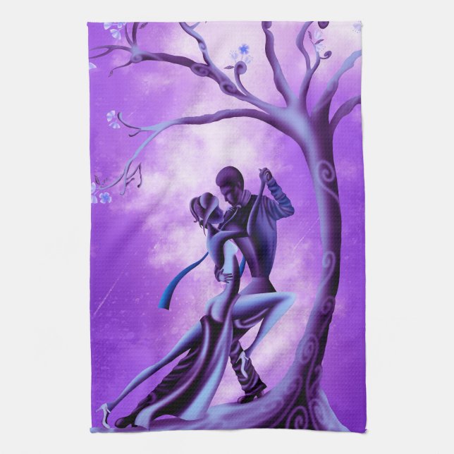 Linge De Cuisine Tablier de cuisine Couple Romantique Danse le Tang (Vertical)