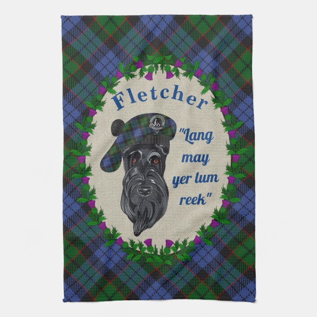 Linge De Cuisine Tablier de cuisine Fletcher Scottie Dog (Vertical)