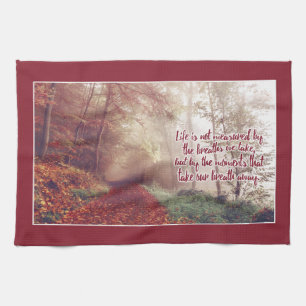 Linge De Cuisine Tablier de cuisine Life Quote