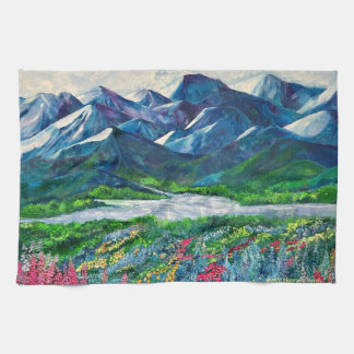 Linge De Cuisine Tablier de cuisine Montagnes d'Alaska
