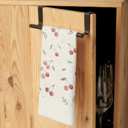 Linge De Cuisine Tablier de cuisine motif cerise vintage