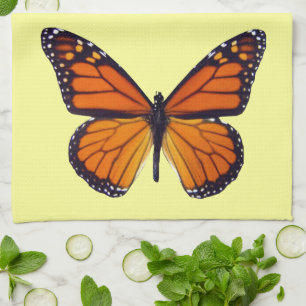 Linge De Cuisine Tablier de cuisine Papillon orange