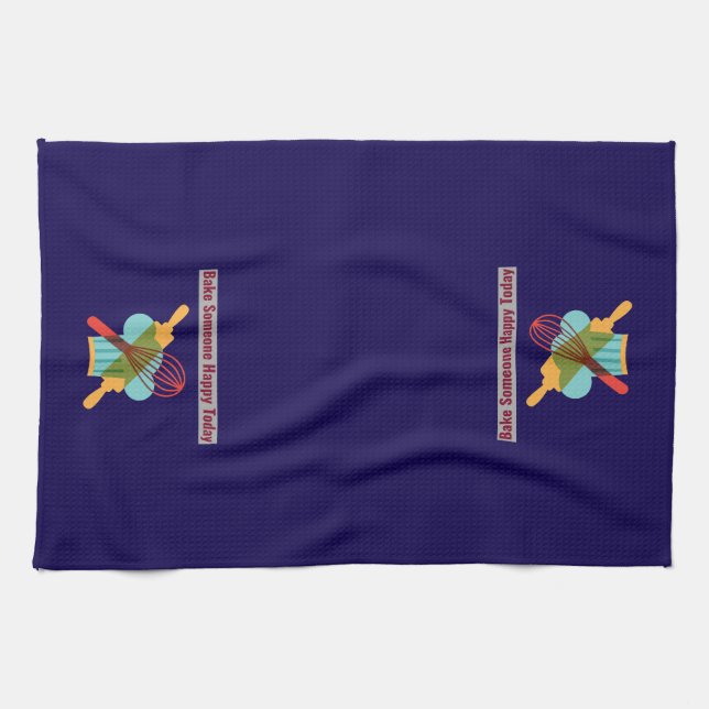 Linge De Cuisine Tablier de cuisine pour rendre quelqu'un heureux (Horizontal)