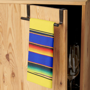 Linge De Cuisine Tablier de cuisine rayé serape coloré
