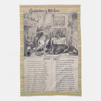 Linge De Cuisine Tablier de cuisine vintage avec nom de famille et 