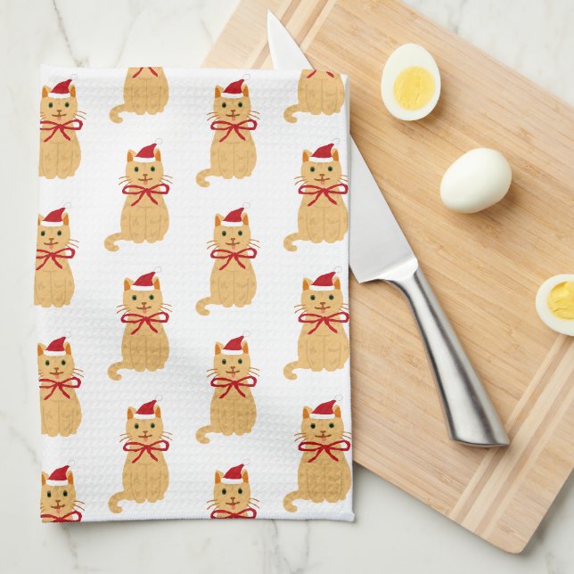 Linge De Cuisine Tablier de Noël Père Noël (Quart Plié)