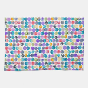 Linge De Cuisine Tablier de thé à l'aquarelle artistique – Moderne