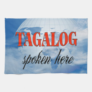 Linge De Cuisine Tagalog spoken here cloudy earth