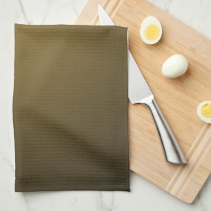 Linge De Cuisine Tan tendance et noir Grainy Vignette