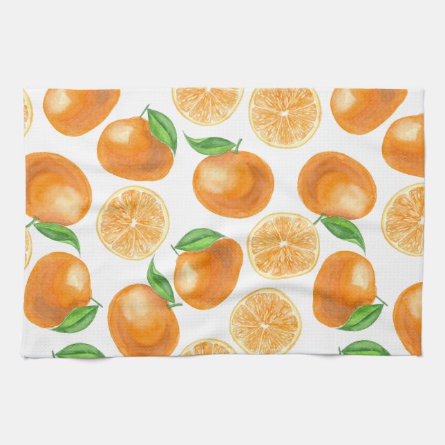 Linge De Cuisine Tangères d'aquarelle (Horizontal)
