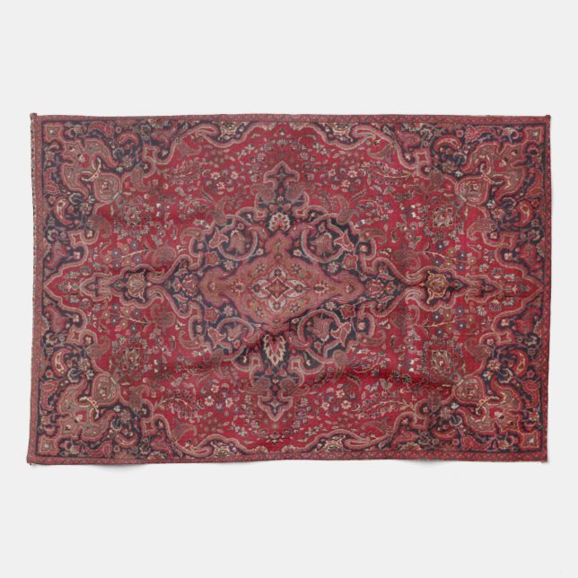 Linge De Cuisine Tapis rouge (Horizontal)