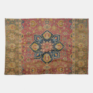 Linge De Cuisine Tapis rouge or Kashan tapis Perse Asiatique