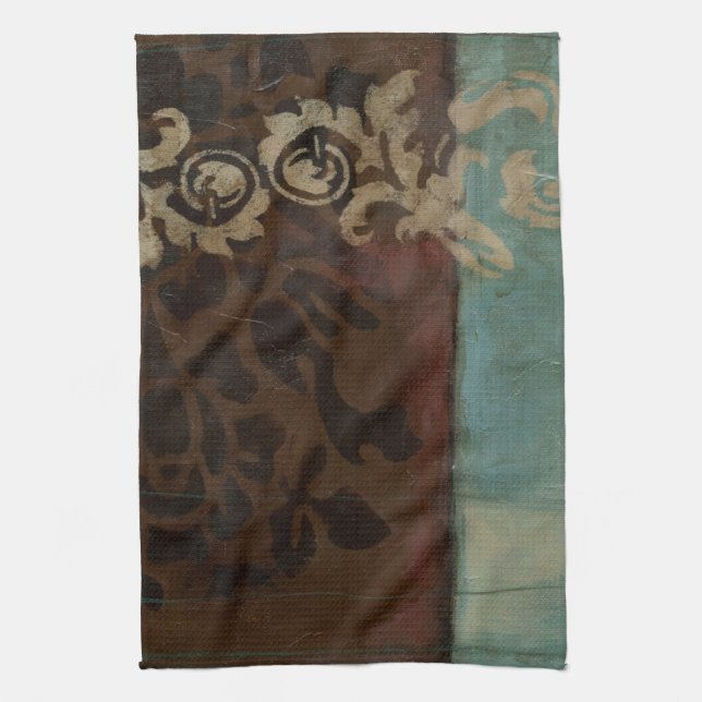 Linge De Cuisine Tapisserie Abstraite Damask par Jennifer Goldberge (Vertical)