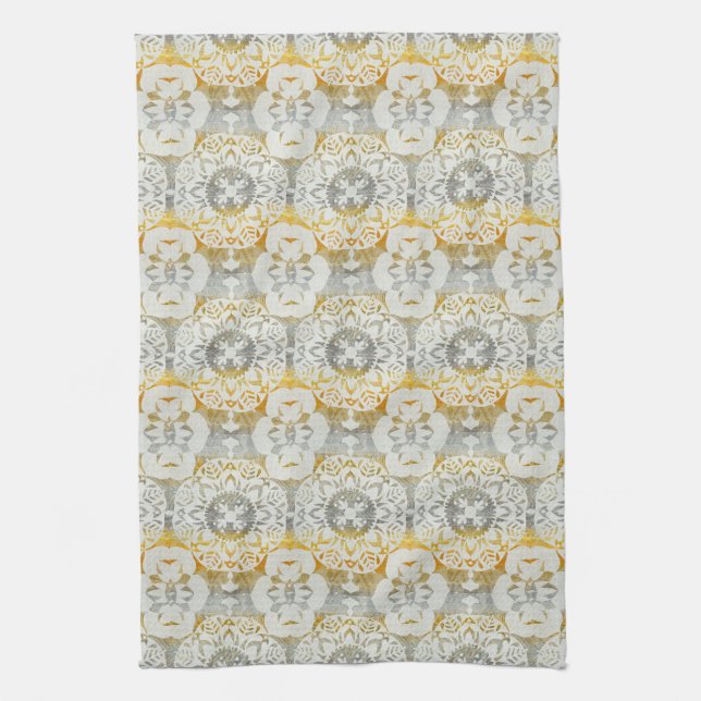 Linge De Cuisine Tapisserie Rosette II (Vertical)
