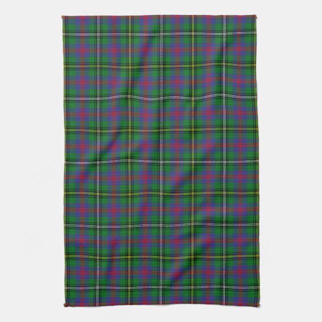 Linge De Cuisine Tartan de bois de clan écossais (Vertical)