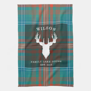 Linge De Cuisine Tartan Plaid Clan Wilson Family Lake House