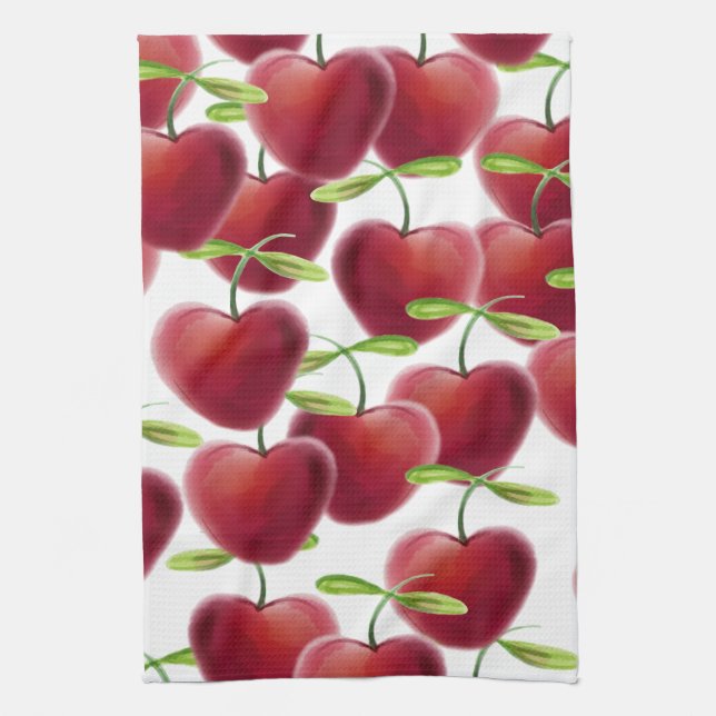 Linge De Cuisine Tarte aux cerises (Vertical)