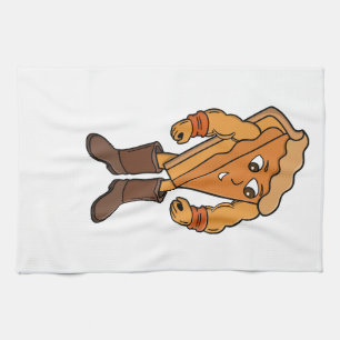 Linge De Cuisine Tarte Forte Portant Des Bottes
