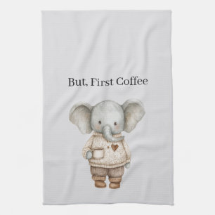 Linge De Cuisine Tasse à café éléphant