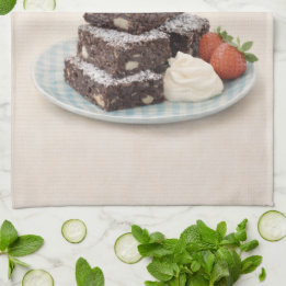 Linge De Cuisine Tea Towel | Chocolate Brownies Kitchen Gift