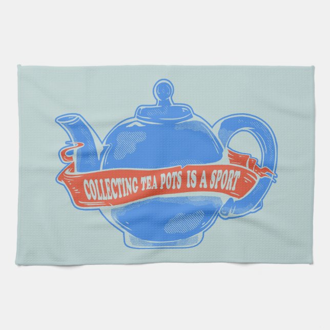 Linge De Cuisine Teapot Collecte de théières (Horizontal)