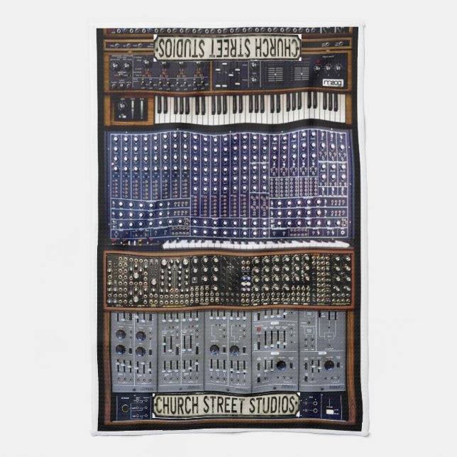 Linge De Cuisine Teatowels Synth de Church Street (Vertical)