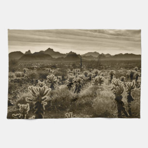 Linge De Cuisine Teddy Bear Cholla Cactus Plante du désert