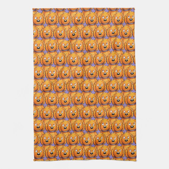 Linge De Cuisine TeddyBear the Dog Kitchen Towels (Vertical)