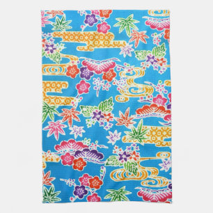 Linge De Cuisine Teinture japonaise d'okinawaïen (Bingata)