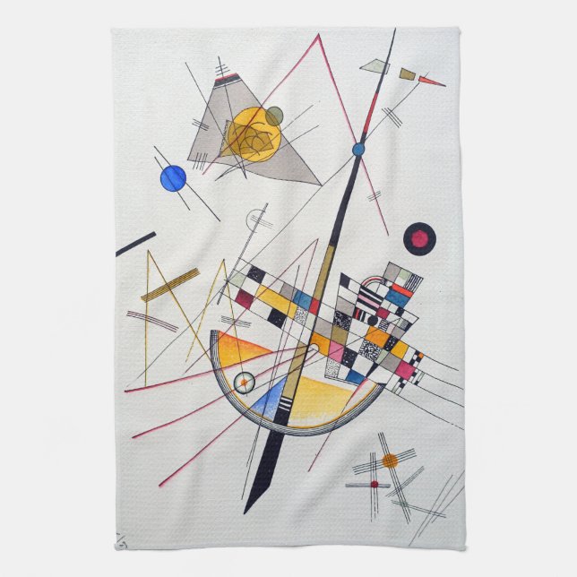 Linge De Cuisine Tension délicate de Kandinsky (Vertical)