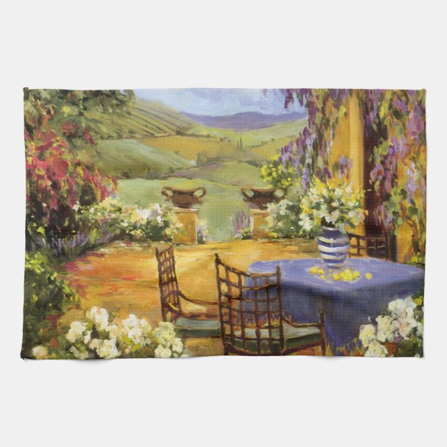 Linge De Cuisine Terrasse de campagne (Horizontal)
