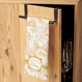 Linge De Cuisine Terrier JACK RUSSELL Toile d'or