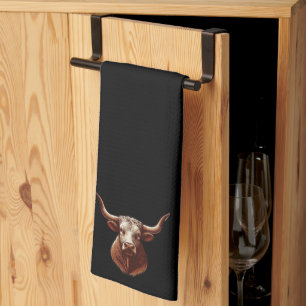 Linge De Cuisine Texas Longhorn