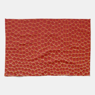 Linge De Cuisine Texture de gros plan du basket-ball