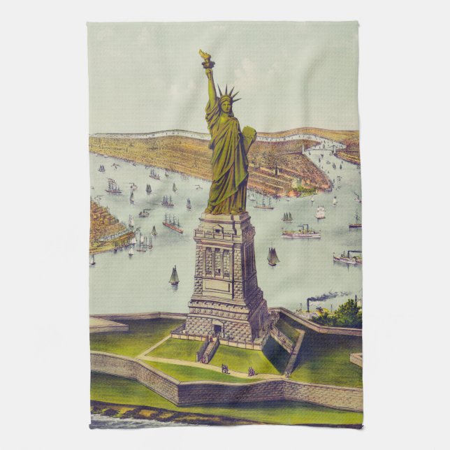Linge De Cuisine The Great Bartholdi Statue, Statue of Liberty (Vertical)