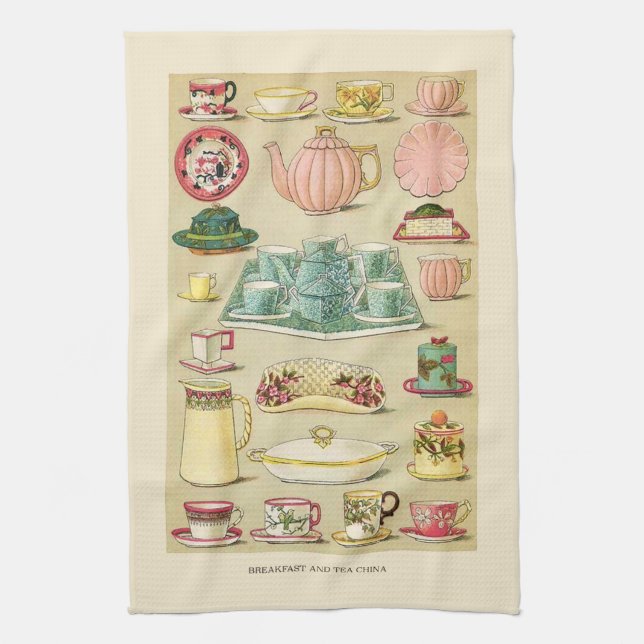 Linge De Cuisine Thé rose (Vertical)