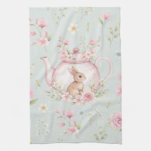 Théière Lapin Capricieux Floral Printemps