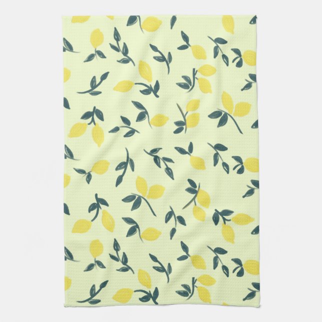 Linge De Cuisine Thème Citron (Vertical)