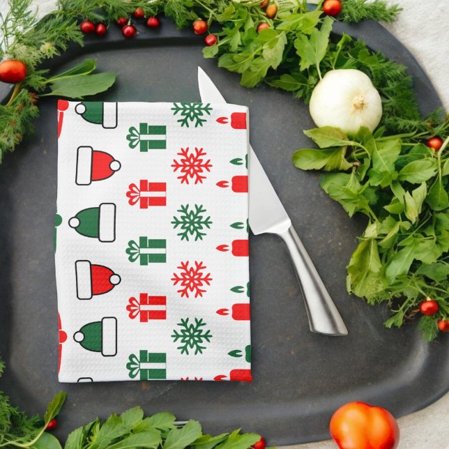 Linge De Cuisine Thème de Noël (Kitchen Towel)
