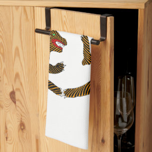 Linge De Cuisine Tigres d'art populaire japonais