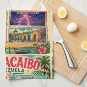 Linge De Cuisine Timbre Venezuela Maracaibo État Zulia Tropical Tr