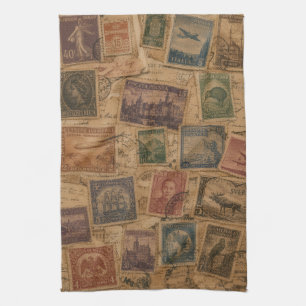 Linge De Cuisine Timbres Postaux Anciens Éphémères Philatéliques