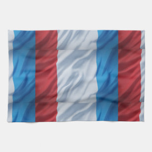 Linge De Cuisine Tissu décoratif de cuisine inspiré du drapeau tric