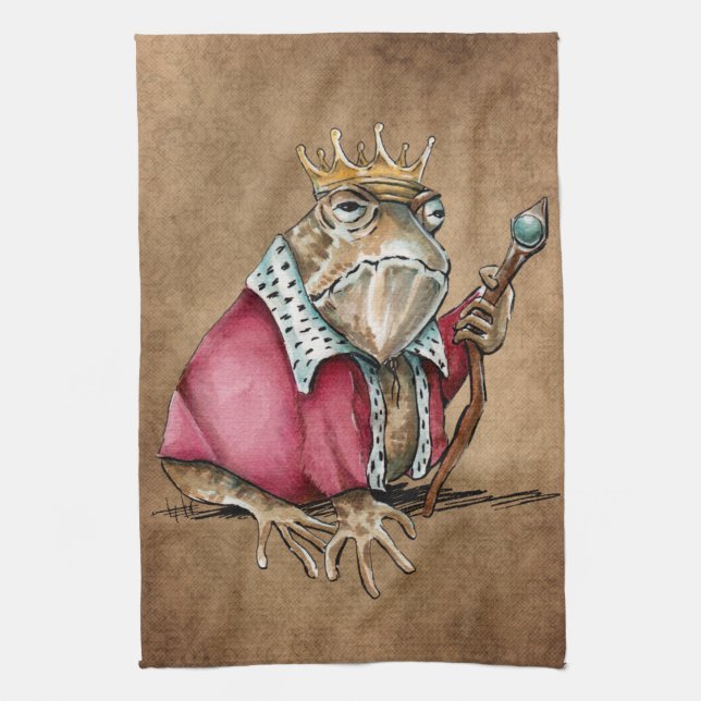 Linge De Cuisine Toad King (Vertical)